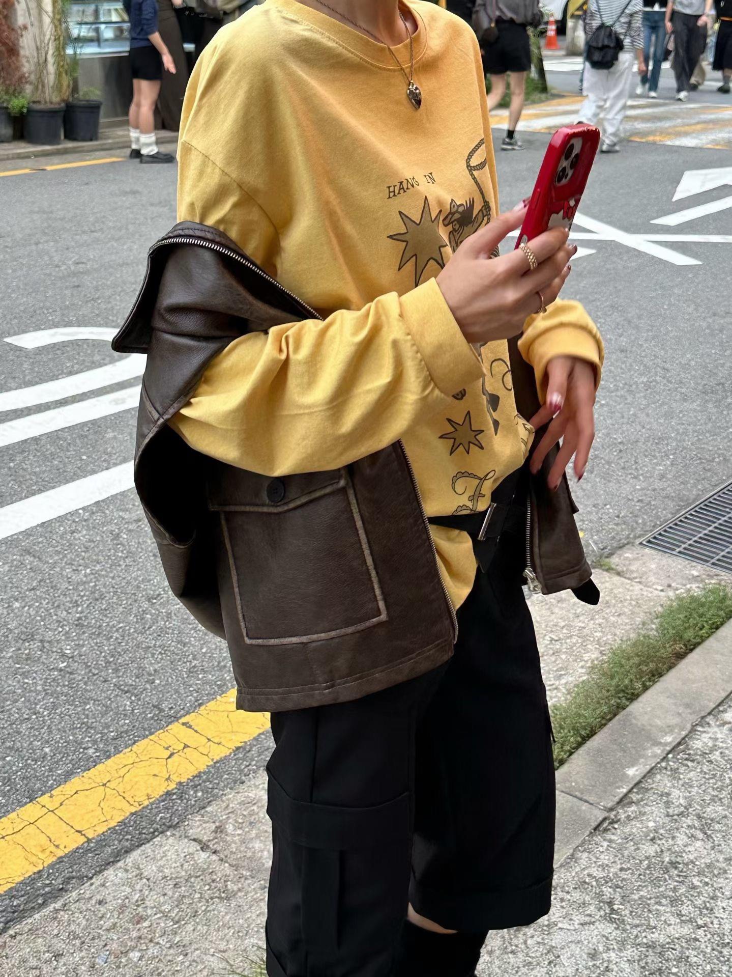 牛仔騎士棉質上衣